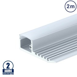 LED Treppenabschlussprofil eloxiert 2m SET