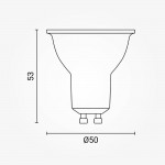 6W LED GU10 Spot Kaltweiß Dimmbar