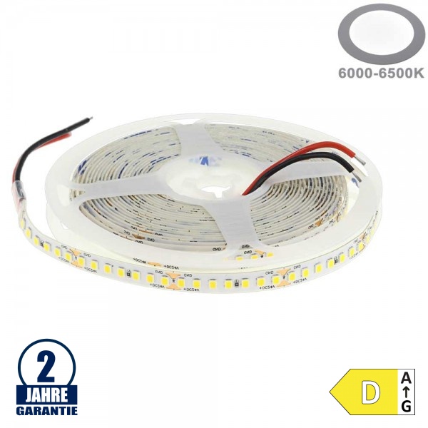 182LED/m 14W/m 24V LED Streifen 2835 HL Kaltweiß 1m 182LED/m 14W/m 24V LED Streifen 2835 HL Kaltweiß 1m