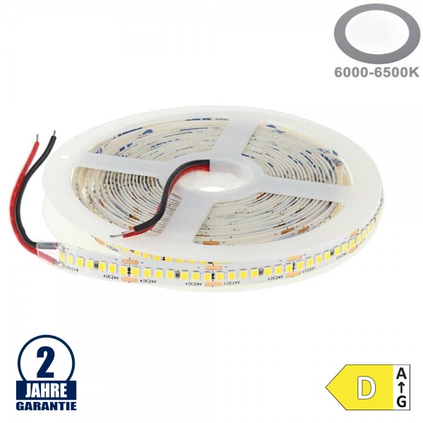 238LED/m 18W/m 24V LED Streifen 2835 HL Kaltweiß 1m 238LED/m 18W/m 24V LED Streifen 2835 HL Kaltweiß 1m