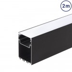 LED Linearleuchten-Profil Schwarz 2m SET OP LED Linearleuchten-Profil Schwarz 2m SET OP