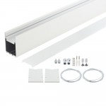 LED Linearleuchten-Profil Weiß 2m SET OP LED Linearleuchten-Profil Weiß 2m SET OP
