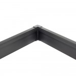 Eckverbinder für LED Sockelleistenprofil Schwarz SET Innen- u. Außeneck Eckverbinder für LED Sockelleistenprofil Schwarz SET Innen- u. Außeneck