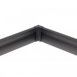 Eckverbinder für LED Sockelleistenprofil Schwarz SET Innen- u. Außeneck Eckverbinder für LED Sockelleistenprofil Schwarz SET Innen- u. Außeneck