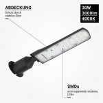 30W LED Straßenleuchte Premium 4000K IP65 30W LED Straßenleuchte Premium 4000K IP65