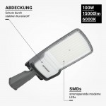 100W LED Straßenleuchte Professional 6000K IP65 100W LED Straßenleuchte Professional 6000K IP65