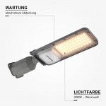30W LED Straßenleuchte Professional HL Warmweiß IP65