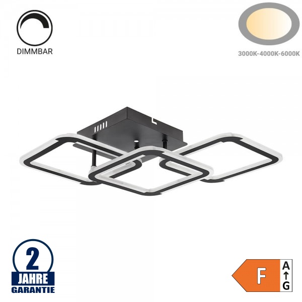 45W LED CCT Deckenleuchte Schwarz 45W LED CCT Deckenleuchte Schwarz