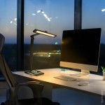 7W LED Tischleuchte CCT mit Wireless Charging für Smartphones Schwarz 7W LED Tischleuchte CCT mit Wireless Charging für Smartphones Schwarz