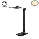 7W LED Tischleuchte CCT mit Wireless Charging für Smartphones Schwarz 7W LED Tischleuchte CCT mit Wireless Charging für Smartphones Schwarz