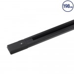 1 Ph. Stromschiene für LED Schienenstrahler Schwarz 198cm 1 Ph. Stromschiene für LED Schienenstrahler Schwarz 198cm