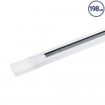 1 Ph. Stromschiene für LED Schienenstrahler Weiß 198cm 1 Ph. Stromschiene für LED Schienenstrahler Weiß 198cm