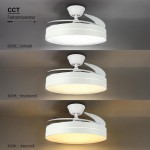 36W LED Deckenventilator Weiß CCT 36W LED Deckenventilator Weiß CCT