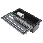 Wandleuchte mit E27 Fassung Grau IP54 Wandleuchte mit E27 Fassung Grau IP54