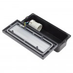 Wandleuchte mit E27 Fassung Grau V2 IP54