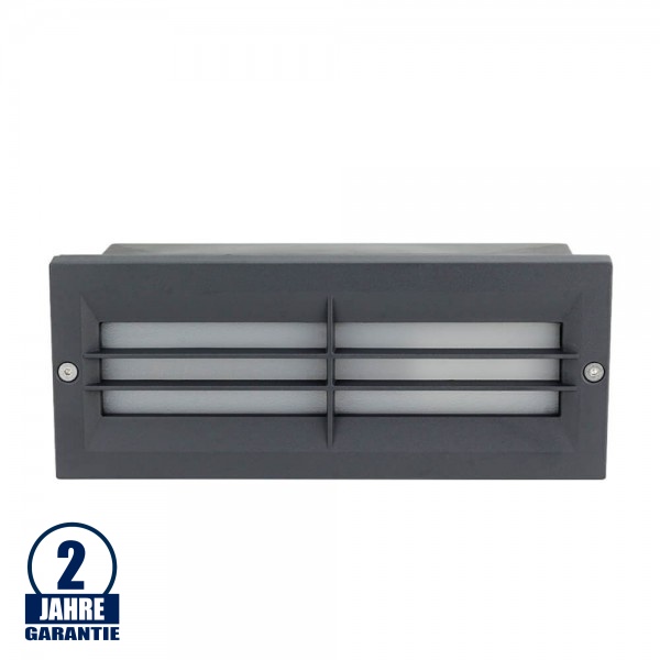 Wandleuchte mit E27 Fassung Grau V2 IP54