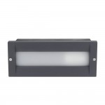 Wandleuchte mit E27 Fassung Grau V3 IP54