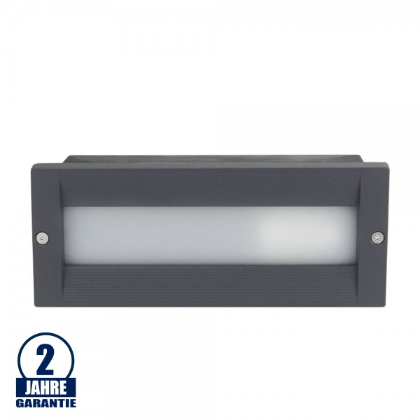 Wandleuchte mit E27 Fassung Grau V3 IP54