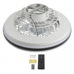 36W LED Deckenventilator Ø48cm Schwarz/Weiß CCT 36W LED Deckenventilator Ø48cm Schwarz/Weiß CCT