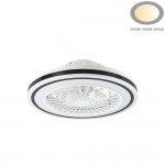 36W LED Deckenventilator Ø48cm Schwarz/Weiß CCT 36W LED Deckenventilator Ø48cm Schwarz/Weiß CCT