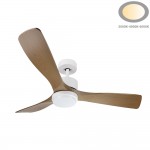 18W LED Deckenventilator Eiche hell Weiß CCT 18W LED Deckenventilator Eiche hell Weiß CCT