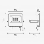 30W LED Fluter CCT Easy Fix IP65 30W LED Fluter CCT Easy Fix IP65