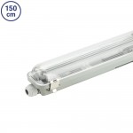 T8 Wannenleuchte IP65  für LED Röhren 150cm 1-flammig