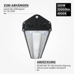 200W LED Hallenleuchte Linear IK08 4000K IP65 200W LED Hallenleuchte Linear IK08 4000K IP65