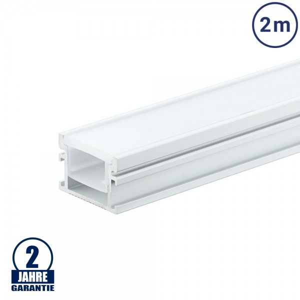 LED Profil Boden Einbau eloxiert 2m SET OP