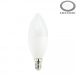 10W LED E14 Kerze Kunststoff Kaltweiß