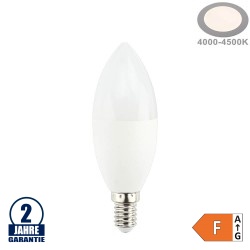 10W LED E14 Kerze Kunststoff Neutralweiß
