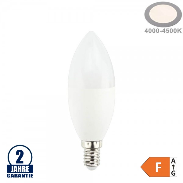 10W LED E14 Kerze Kunststoff Neutralweiß 10W LED E14 Kerze Kunststoff Neutralweiß