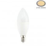 10W LED E14 Kerze Kunststoff Warmweiß 10W LED E14 Kerze Kunststoff Warmweiß