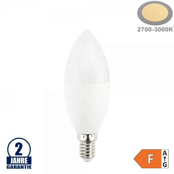 10W LED E14 Kerze Kunststoff Warmweiß 10W LED E14 Kerze Kunststoff Warmweiß