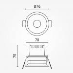 8/10W LED Einbauspot Rund CCT IP65 8/10W LED Einbauspot Rund CCT IP65