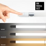 9W LED T8 Röhre 60cm Glas CCT 9W LED T8 Röhre 60cm Glas CCT
