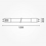 18W LED T8 Röhre 120cm Glas CCT 18W LED T8 Röhre 120cm Glas CCT