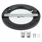 10/15/18W LED Ein- u. Aufbauleuchte Schwarz CCT