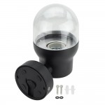Wandleuchte Bulb Up mit E27 Fassung Schwarz IP44 Wandleuchte Bulb Up mit E27 Fassung Schwarz IP44