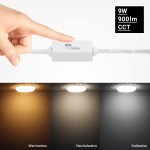 9W LED Frameless Mini Panel Rund CCT 9W LED Frameless Mini Panel Rund CCT