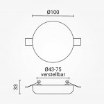9W LED Frameless Mini Panel Rund CCT 9W LED Frameless Mini Panel Rund CCT