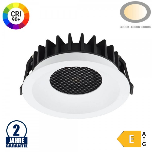 20W LED Einbaustrahler Weiß CRI90+ CCT 20W LED Einbaustrahler Weiß CRI90+ CCT