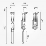 LED COB Profi Arbeitsleuchte akkubetrieben LED COB Profi Arbeitsleuchte akkubetrieben
