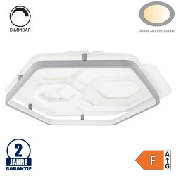 84W LED Deckenleuchte Hexagon CCT
