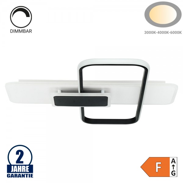 68W LED Deckenleuchte Schwarz CCT 68W LED Deckenleuchte Schwarz CCT