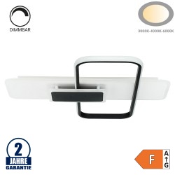 68W LED Deckenleuchte Schwarz CCT