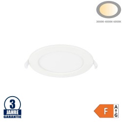 12W LED Einbauleuchte Slim Mini Rund CCT Farbwechsel IP44