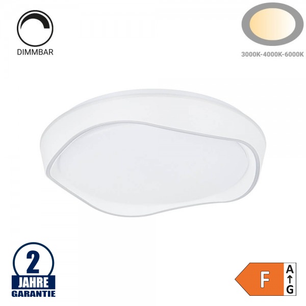 36W LED Deckenleuchte fernsteuerbar Weiß CCT 36W LED Deckenleuchte fernsteuerbar Weiß CCT