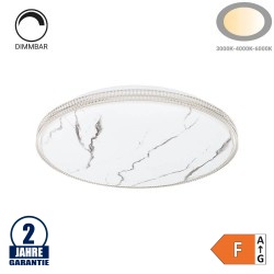 36W LED Deckenleuchte fernsteuerbar Marmoroptik CCT
