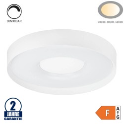 54W LED Deckenleuchte fernsteuerbar Weiß CCT